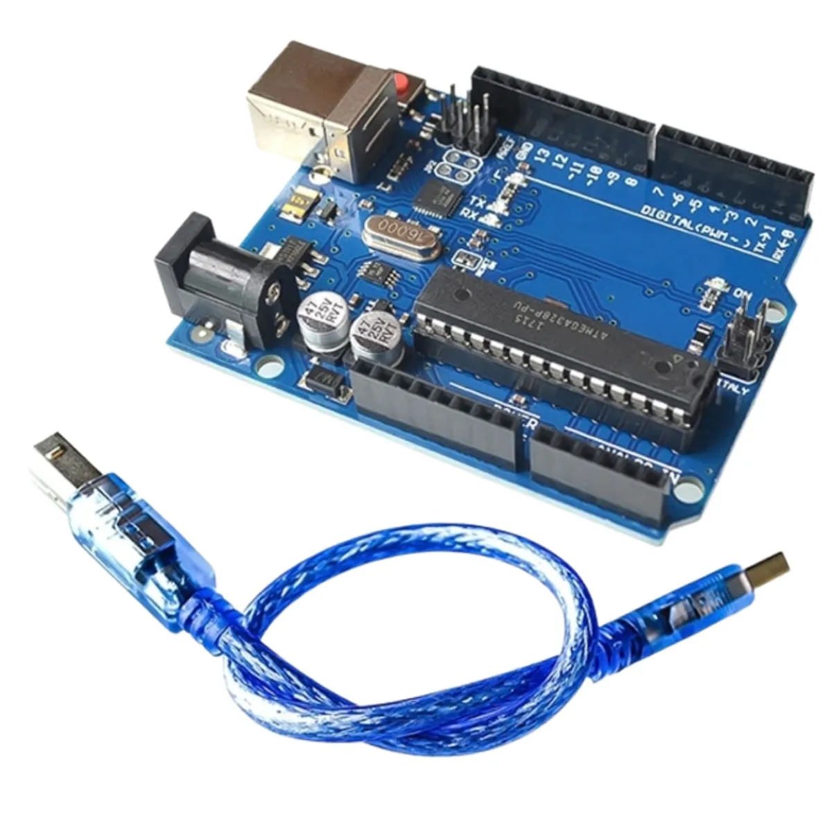 Placa Uno R3 + Cabo USB para Arduino